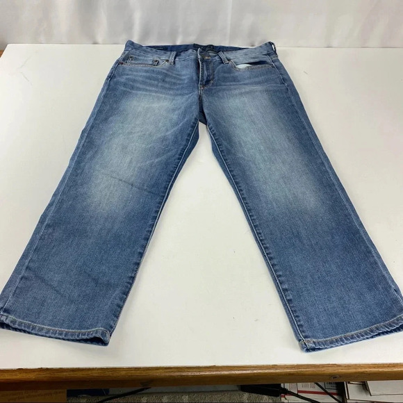 Lucky Brand Women's 10/30 Sweet Jean Crop Jeans Medium Wash - Picture 2 of 9